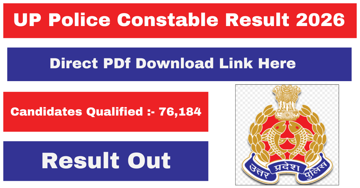 UP Police Constable Result 2026