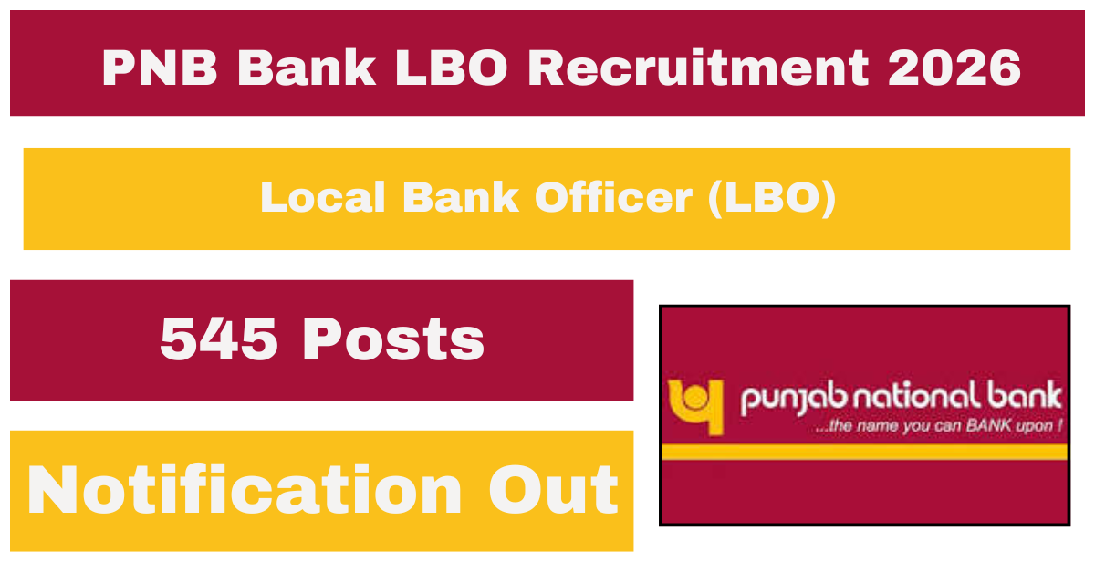 PNB Bank LBO Recruitment 2026