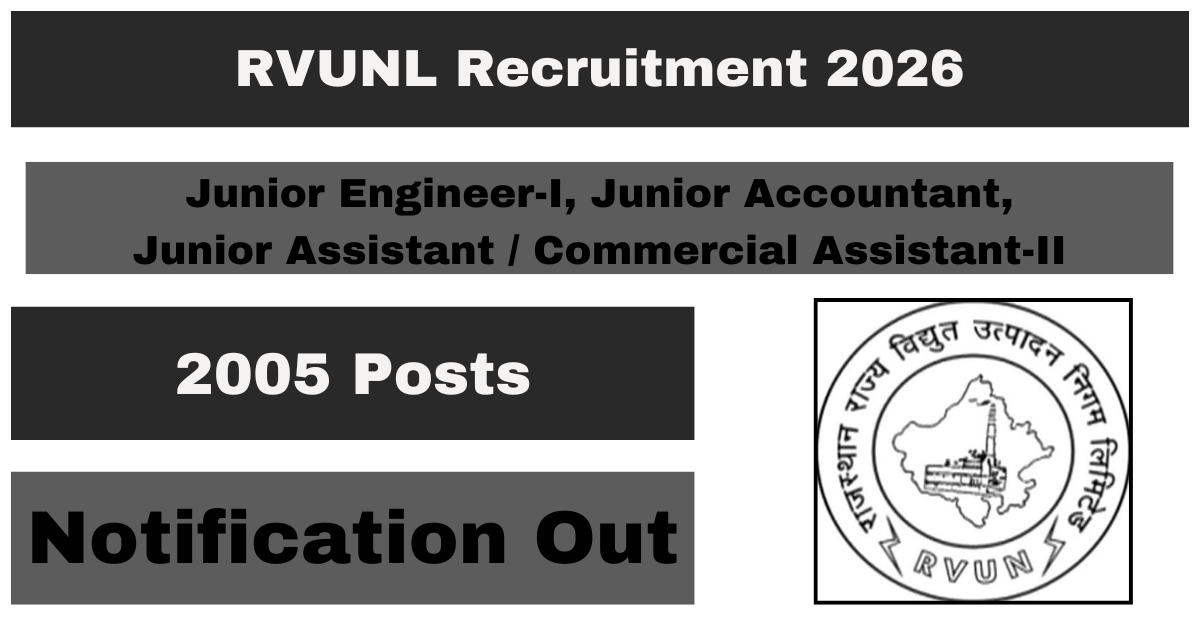 RVUNL Recruitment 2026