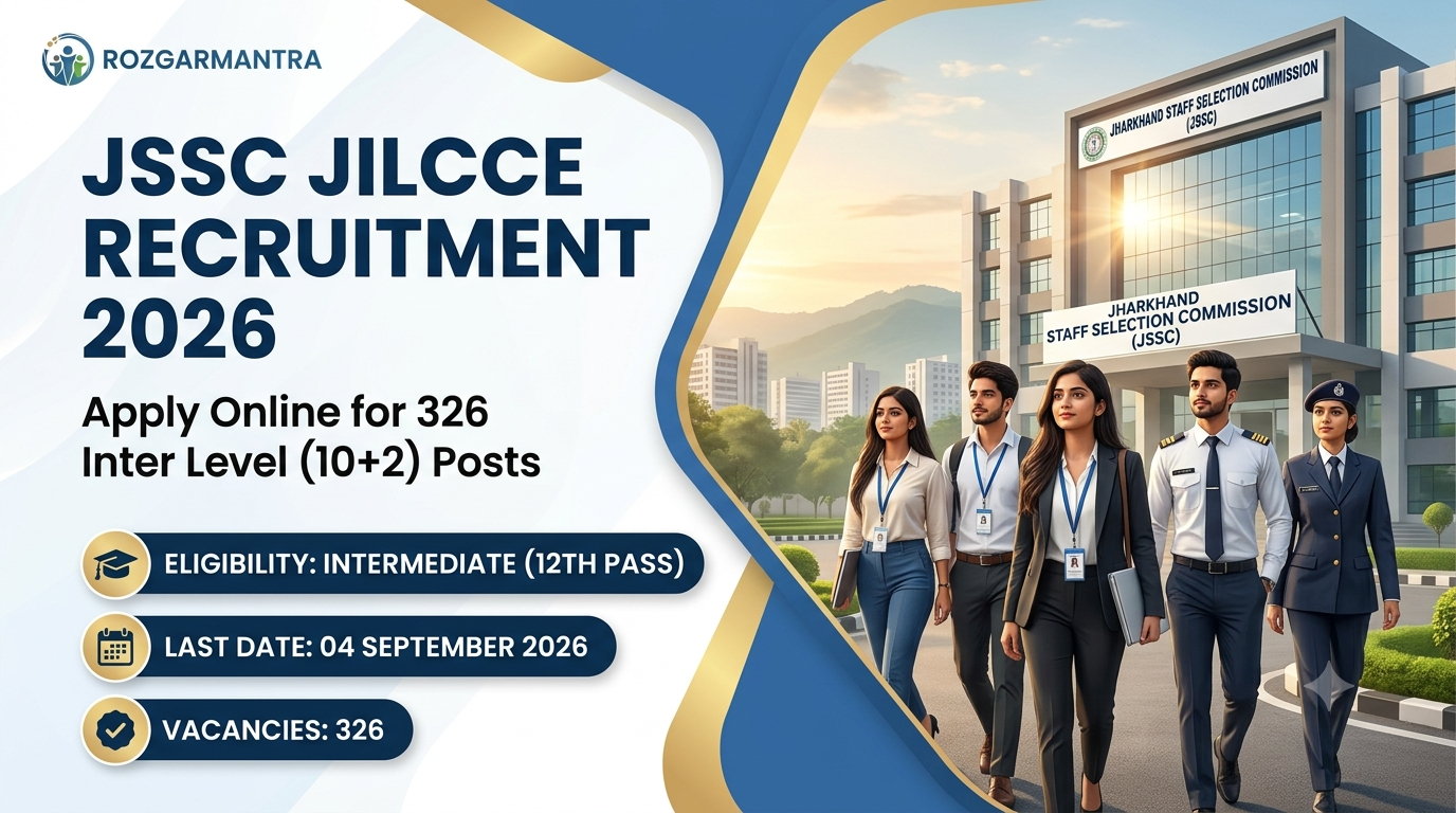 JSSC JILCCE Inter Level Recruitment 2026